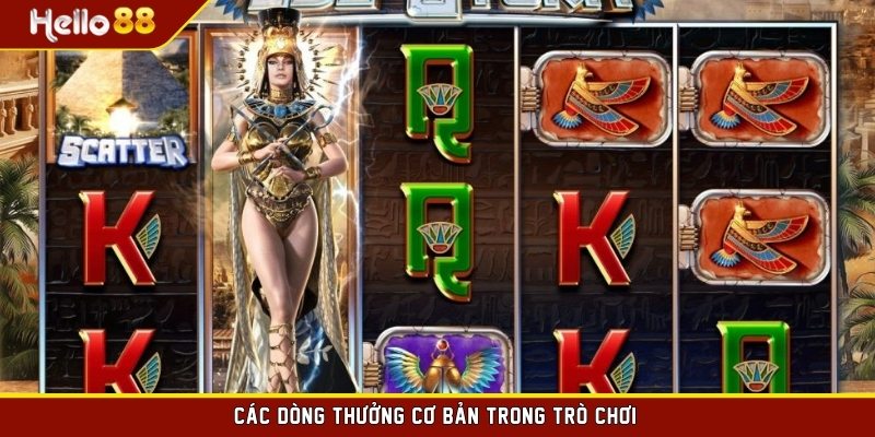 Các dòng thưởng cơ bản trong trò chơi