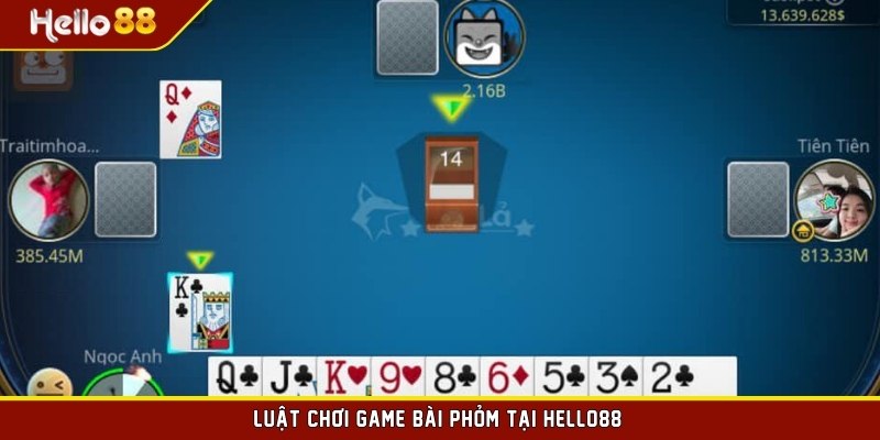 Luật chơi game bài phỏm tại HELLO88