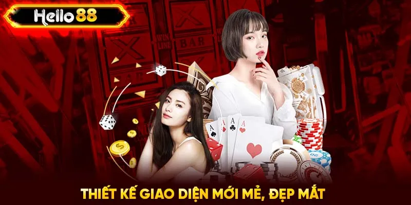 Thiết kế giao diện mới mẻ, đẹp mắt